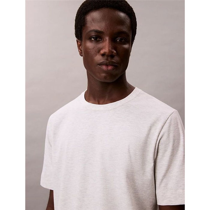 T-shirt à manches courtes homme Calvin Klein Lifestyle Blanc 13-14 Ans
