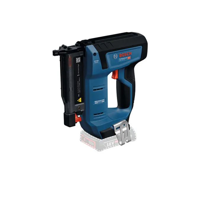 Bosch Professional Cloueuse sans fil GNH 18V-35 18V - Moteur sans balais - Réglage profondeur continu - Patins anti-fissures - PN23 G jusqu'à 35 mm - Compatible L-Boxx 136