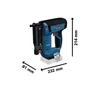 Bosch Professional Cloueuse sans fil GNH 18V-35 18V - Moteur sans balais - Réglage profondeur continu - Patins anti-fissures - PN23 G jusqu'à 35 mm - Compatible L-Boxx 136