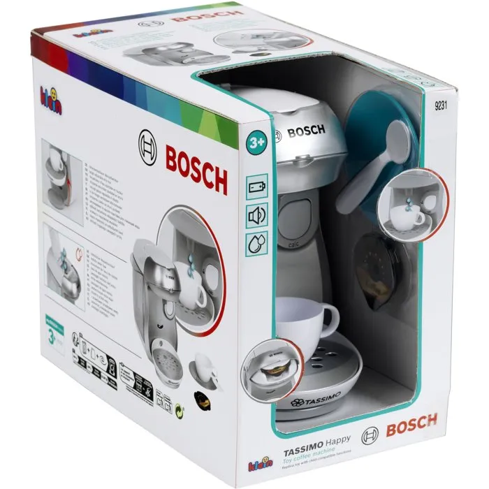 KLEIN - Jouet d'imitation Machine à Café électronique Bosch Tassimo avec Accessoires - Référence 9231 - Pour Enfants Dès 3 Ans