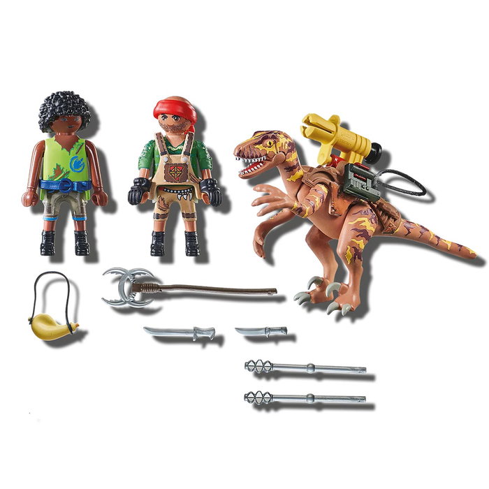 Playmobil Deinonychus avec dinosaure Deinonychus