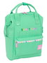 Safta Benetton Sac à dos ordinateur portable 13 pouces, couleur menthe, dimensions 27x40x19 cm
