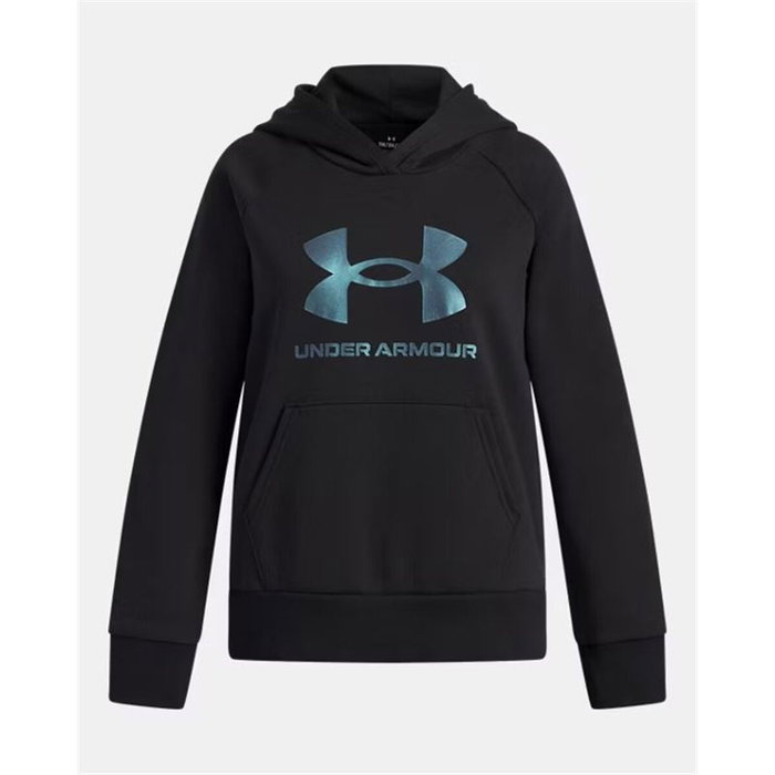 Sweat-shirt à capuche fille Under Armour Rival Flc Shimmer Hdy Noir S