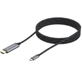 Conceptronic ABBY10G Adaptateur USB Type C vers HDMI 4K 60Hz 2m Plug and Play Aluminium