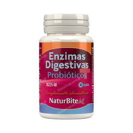 NATURBITE Enzimas Digestivas + Probióticos 60cap.