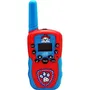 Kids Licensing PW19915 Talkie-walkie Paw Patrol pour Enfant avec Portée 1 km, 8 Canaux, Écran LCD et Lampe Torche