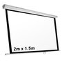 Phoenix Technologies Pantalla200/150 Écran de Projection Manuel 100 pouces 200x150 cm Format 4:3 pour Mur et Plafond