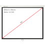 Phoenix Technologies Pantalla200/150 Écran de Projection Manuel 100 pouces 200x150 cm Format 4:3 pour Mur et Plafond