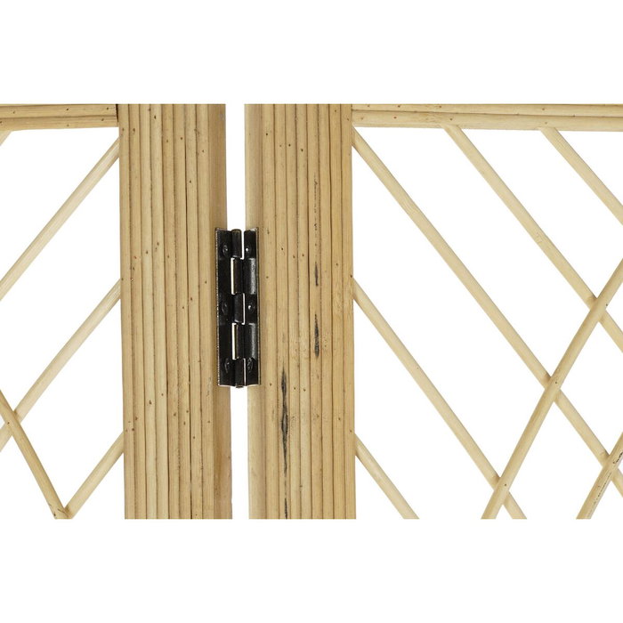 Paravent DKD Home Decor 136 x 2,5 x 180 cm Métal Bambou 30 x 40 cm
