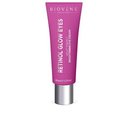 Biovène Crème Contour des Yeux Rétinol Glow - Éclaircissante, Anti-rides, Anti-cernes, 30 ml