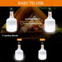 New Garden Ampoule LED rechargeable portable blanc 500 lm IP44 USB-C avec crochet 2 pièces