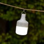 New Garden Ampoule LED rechargeable portable blanc 500 lm IP44 USB-C avec crochet 2 pièces