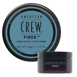 American Crew Cire FIBER 50 gr - Tenue Forte et Finition Mate pour Cheveux Courts