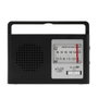 Adler Radio portable AM/FM AD 1909, antenne télescopique, 15.5 x 21 x 6 cm
