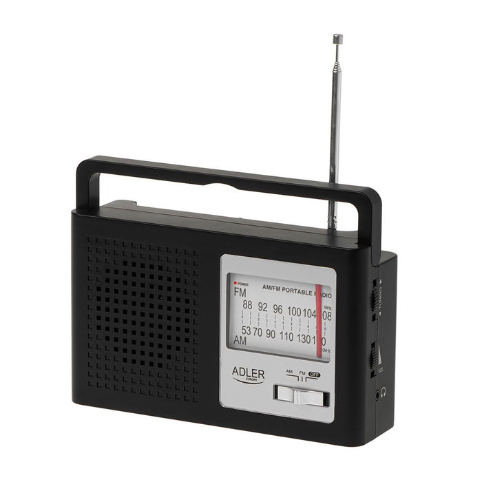 Adler Radio portable AM/FM AD 1909, antenne télescopique, 15.5 x 21 x 6 cm Adler Radio portable AM/FM AD 1909, antenne télescopique, 15.5 x 21 x 6 cm
