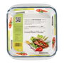 ORYX Plat à four carré en verre borosilicate 1,8 L