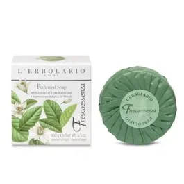 L'Erbolario Frescaesencia Savon Parfumé 100 g - Formule enrichie aux huiles de lentisque, carthame, pistache et extraits d'agrumes