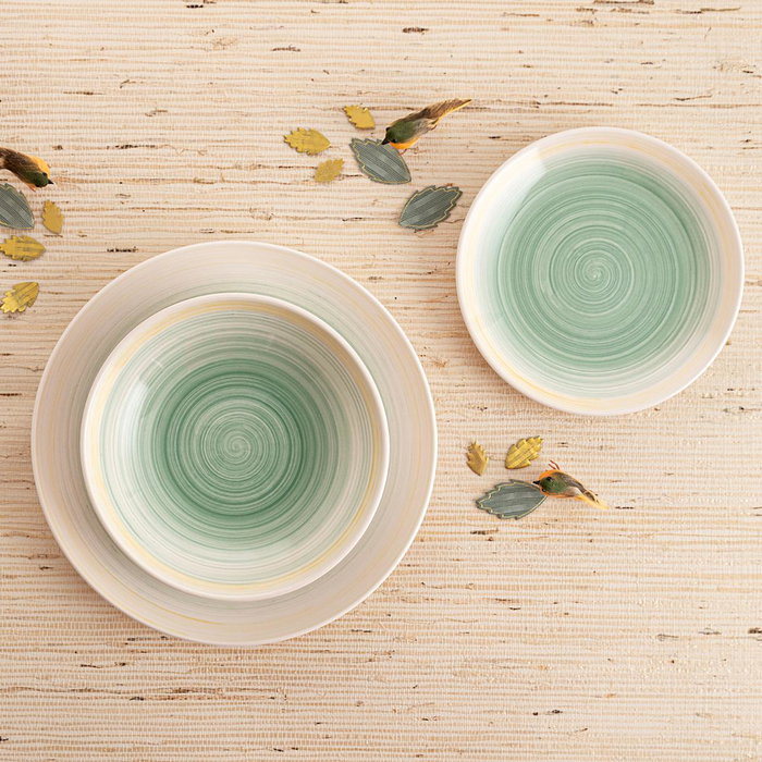 Plato Postre Cerámico Velvet Quid 19 cm