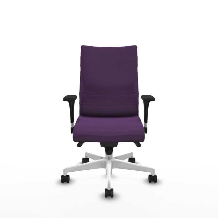 Piqueras Y Crespo Silla Albacete Confidente Morado avec Mécanisme Sincro et Bras 1D