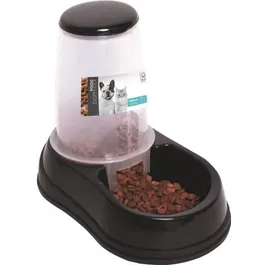 M Pets MPETS Distributeur automatique de croquettes pour chat et chien FOOD DISPENSER - 1500 ml - Réservoir transparent - Bleu