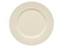 VESSIA Plat plat en porcelaine relief losanges blanc 27cm