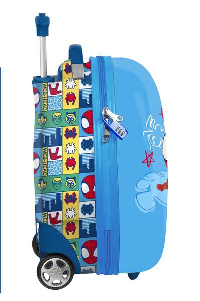 Safta Trolley enfant 16" Spidey Rescue 28x43x23 cm, valise cabine pour enfants dès 3 ans, personnage Spider-Man