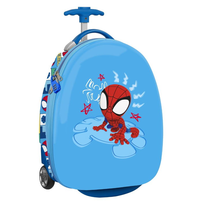 Stitch Trolley de Cabine Rescue Bleu Rouge 16 pouces