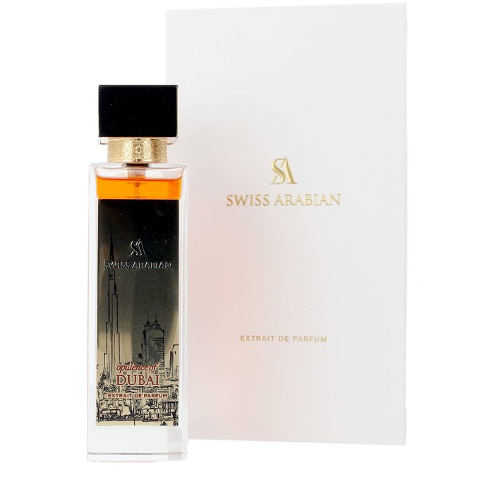 Swiss Arabian Opulence of Dubai Eau de Parfum Vaporisateur 100 ml - Parfum Unisexe Oud 01, Fragrance Boisée et Florale Complexe