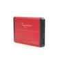 GEMBIRD Boîtier pour disques 2,5 pouces USB 3.0 aluminium rouge