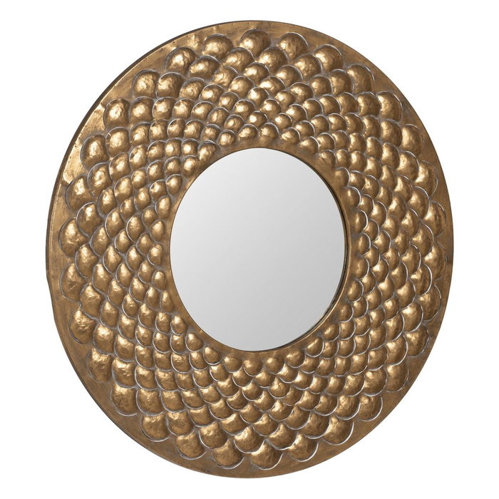 BigBuy Home Miroir mural Doré 100 x 3 x 100 cm