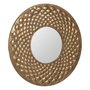 BigBuy Home Miroir mural Doré 100 x 3 x 100 cm