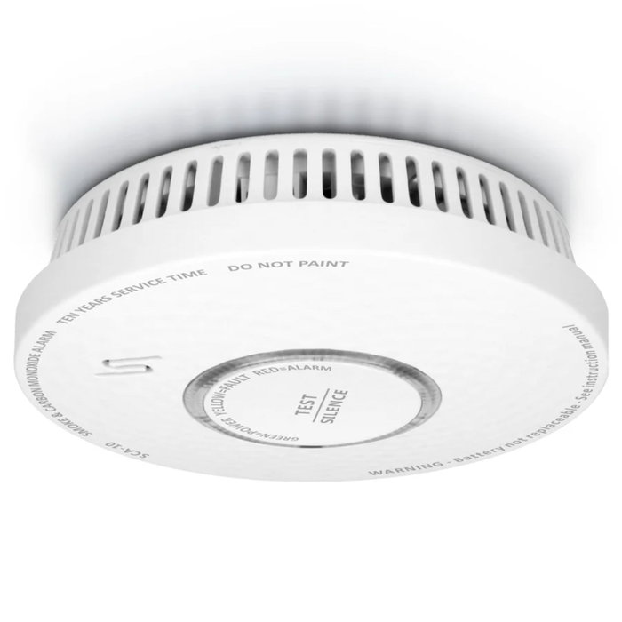 Alecto SDX10 Ensemble d'alarmes de fumée et de monoxyde de carbone