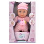 TACHAN Poupon Bébé Doux et Interactif 31 cm avec 4 Fonctions (Chuchotement, Sommeil, Rires, Pleurs) - Multilingue (FR/EN/DE/IT/PT/ES) - Réf. T00990 - Dès 2 ans