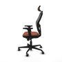 Piqueras y Crespo Chaise de Bureau avec Appui-tête Jorquera 2D036G2 Marron Noir