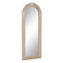 BigBuy Home Miroir sur Pied Blanc Naturel Vertical 87,63 x 3,8 x 203,2 cm