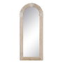 BigBuy Home Miroir sur Pied Blanc Naturel Vertical 87,63 x 3,8 x 203,2 cm