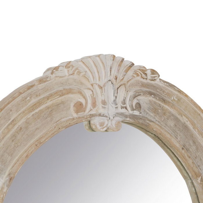 BigBuy Home Miroir sur Pied Blanc Naturel Vertical 87,63 x 3,8 x 203,2 cm BigBuy Home Miroir sur Pied Blanc Naturel Vertical 87,63 x 3,8 x 203,2 cm