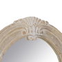 BigBuy Home Miroir sur Pied Blanc Naturel Vertical 87,63 x 3,8 x 203,2 cm