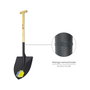 WOLFPACK LINEA PROFESIONAL Pelle Maurer bois pointue manche en T 502/3