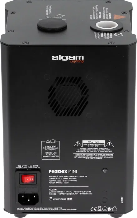 ALGAMLIGHT Machine Compacte à Étincelles Froides 450W - Projecteur de Sol pour Fête et Événement ALGAMLIGHT Machine Compacte à Étincelles Froides 450W - Projecteur de Sol pour Fête et Événement