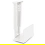 HERRAJES ALK Soporte Vertical Para Torre De Ordenador (Cpu) - Support vertical pour tour PC (CPU), réglable en largeur 340-540 mm, blanc, gain de place sous bureau
