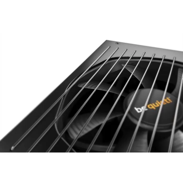 Be quiet! BN336 Straight Power 12 Platinum - Alimentation PC modulaire 750W 80 PLUS Platinum, certifiée ATX 3.1 et PCIe 5.1 avec connecteur 12VHPWR et ventilateur Silent Wings