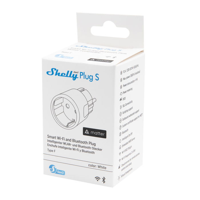 Prise Intelligente Shelly 85366990 Wi-Fi 230 V 10 A