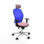 Piqueras y Crespo Chaise de Bureau avec Appui-tête Jorquera Rose
