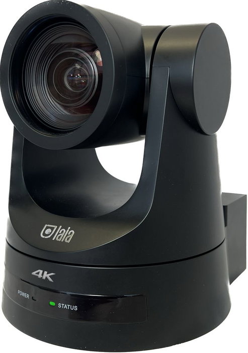 Laia Caméra PTZ 4K avec zoom optique x12, interfaces USB 3.0, HDMI, SDI et LAN, suivi corporel IA, couleur noire