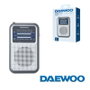 Radio transistor Daewoo DW1008SL Argenté AM/FM Rétro