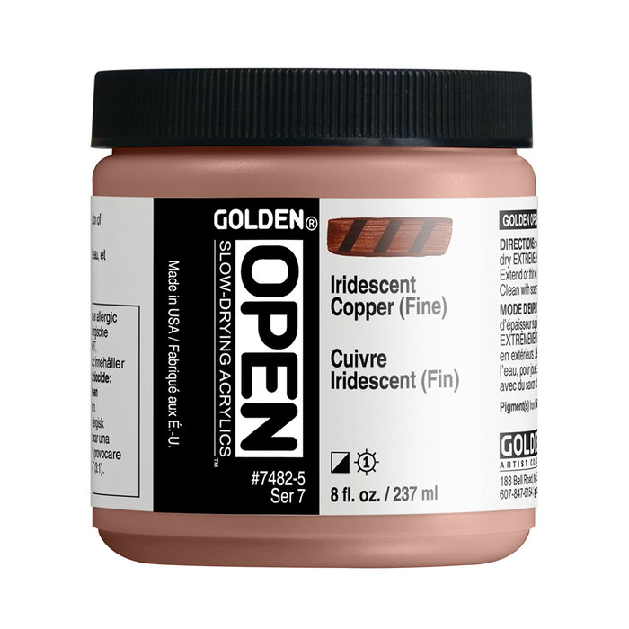 Golden Peinture Acrylique Iridescente Cuivre Fino 237 ml Golden Peinture Acrylique Iridescente Cuivre Fino 237 ml