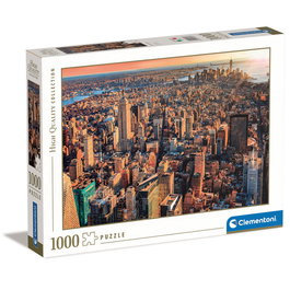 CLEMENTONI - Puzzle New York 1000 pièces - Illustration de la ville - Dimensions: 37 x 28.5 cm