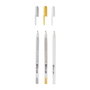 Sakura Gelly Roll Mixed, assortiment de 3 couleurs Or, Argent et Blanc