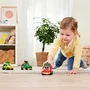 Dickie Toys - Voiture-Jouet Sonore ABC Fruit Friends avec Accessoires et Fonctions Lumineuses - Pour Enfant a partir de 12 mois - Reference ABC Fruit Friends